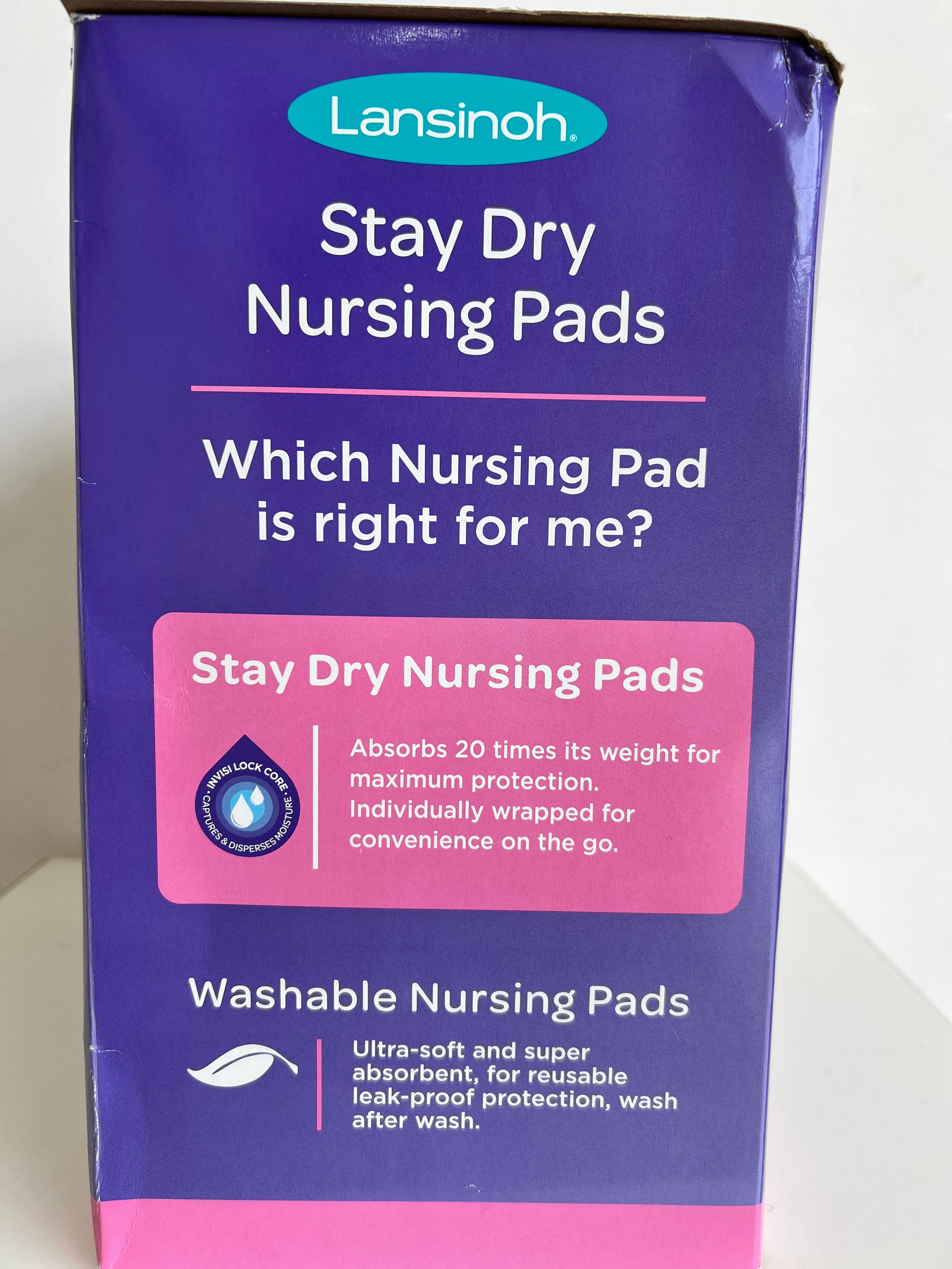 Lansinoh Stay Dry Disposable Nursing Pads, 200 Count – Uptot
