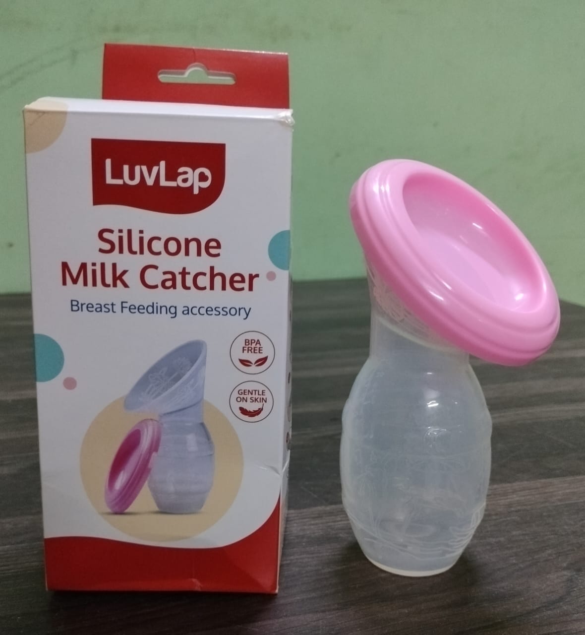 LuvLap Manual Breast Pump & Silicon Milk Catcher