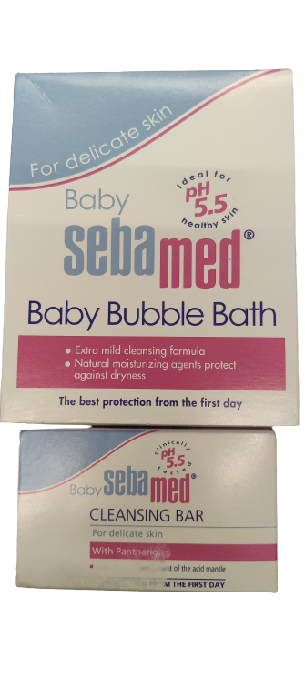 Seba Med Baby Bubble Bath & Cleansing Bar seba med 