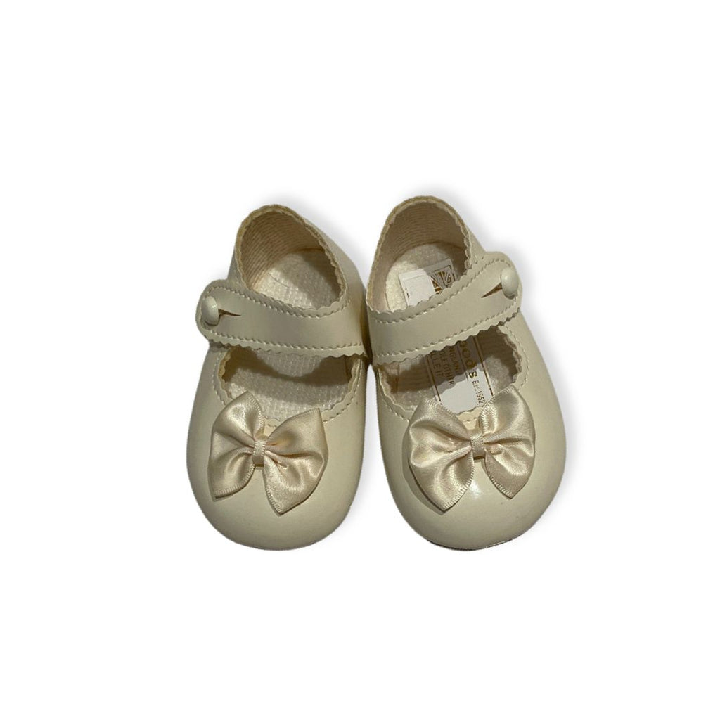 Baypods Baby Girl White Sandals With Bow Clothing & accessories Baypods 