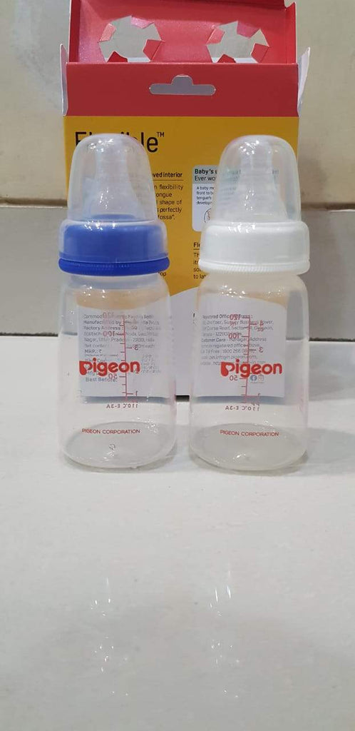Pigeon Peristaltic Nursing Bottle Twin Pack Kpp-120Ml(Blue & White) Nipple S Nursing & feeding Pigeon 