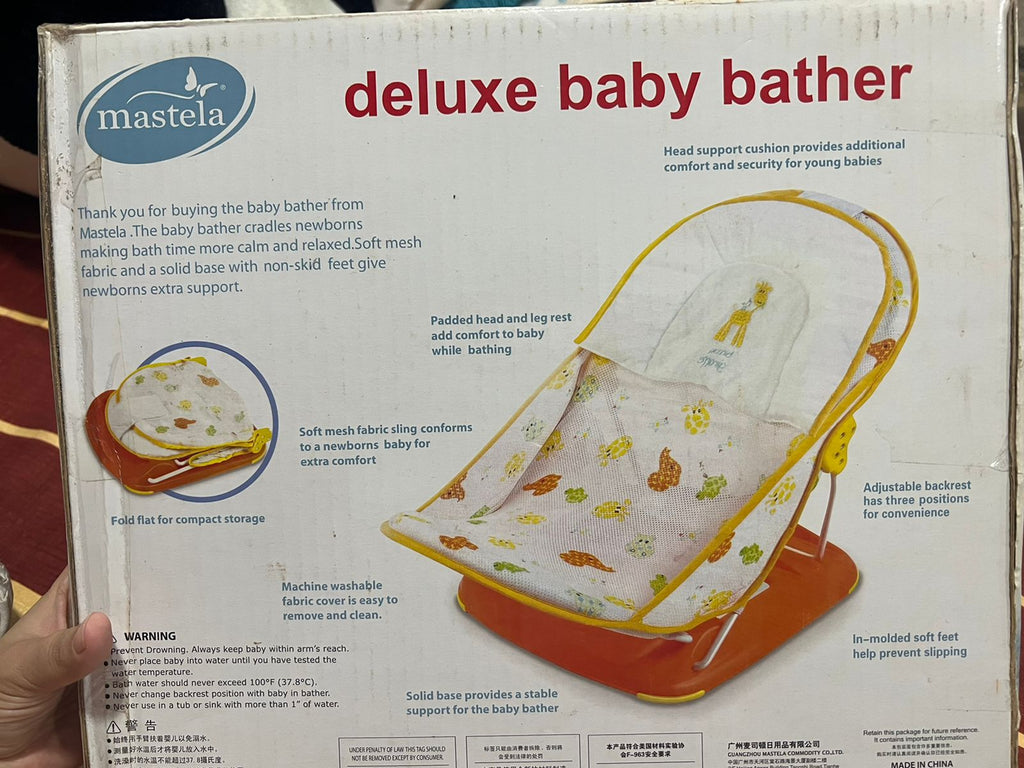 Mastela Deluxe Baby Bather Bath and diapering Mastela 