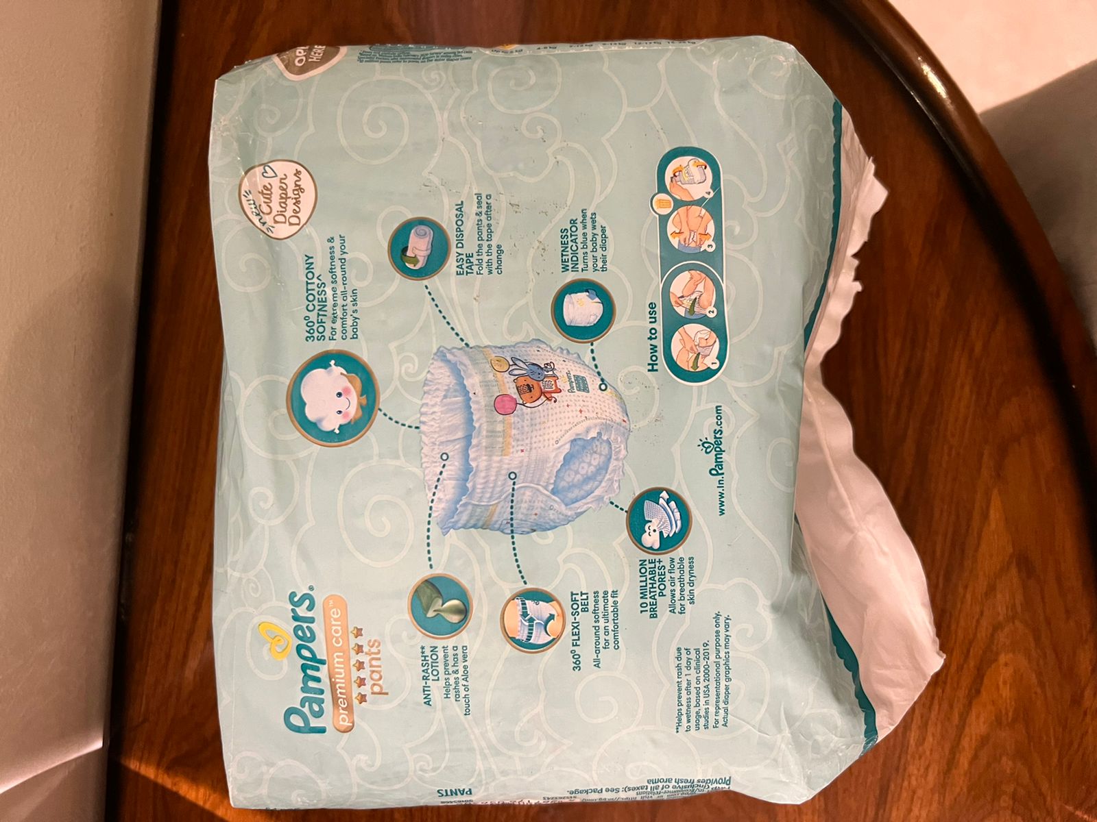 Pampers Premium Care Pants New Born Extra Small size baby diapers  NBXS 50 count Softest ever Pampers Online in India Buy at Best Price  from Firstcrycom  3312342