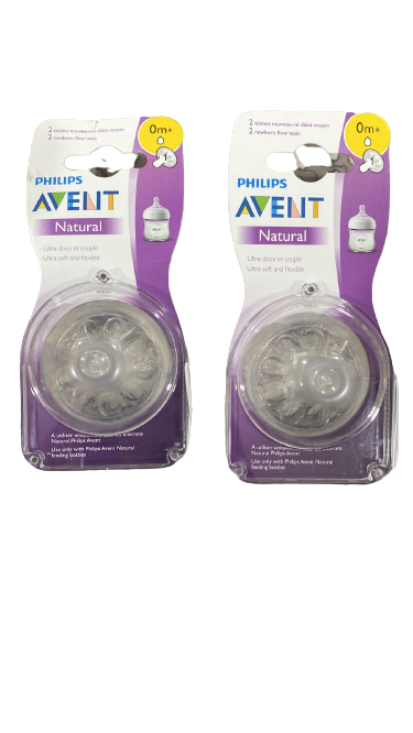 Philips Avent Natural Teat Pack Of 2 Each Nursing and feeding Philips Avent 