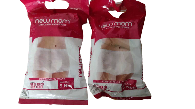 Newmom Disposable Pad Fixator - Pack of 2 (Each have 5) Size : XL – Uptot